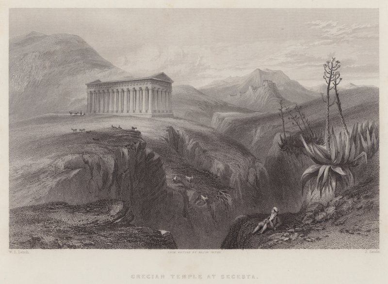 Grecian Temple at Segesta by William Leighton Leitch