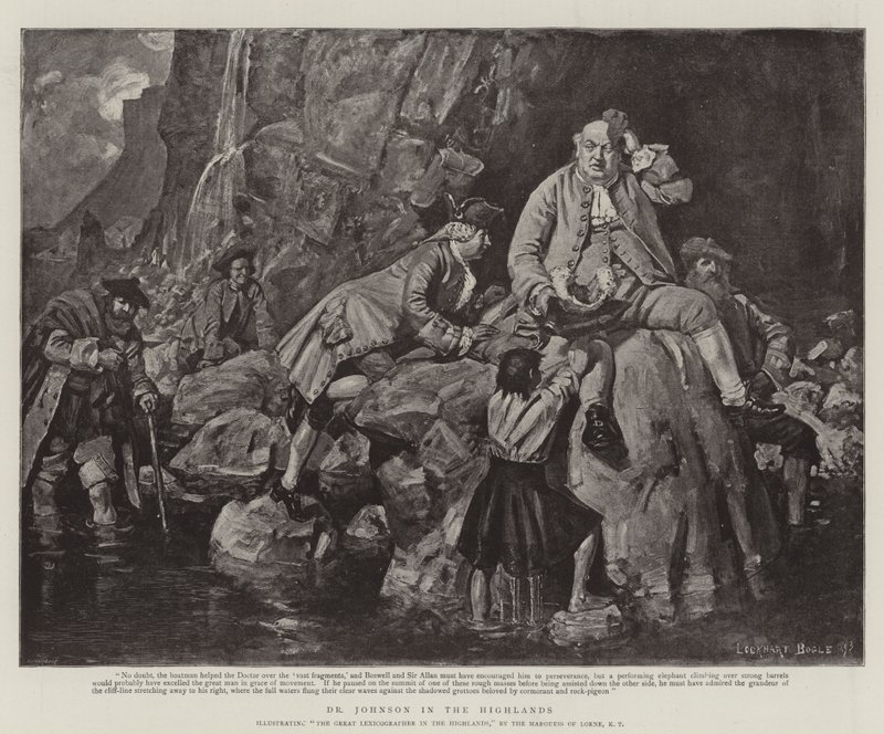 Dr Johnson in the Highlands by William Lockhart Bogle