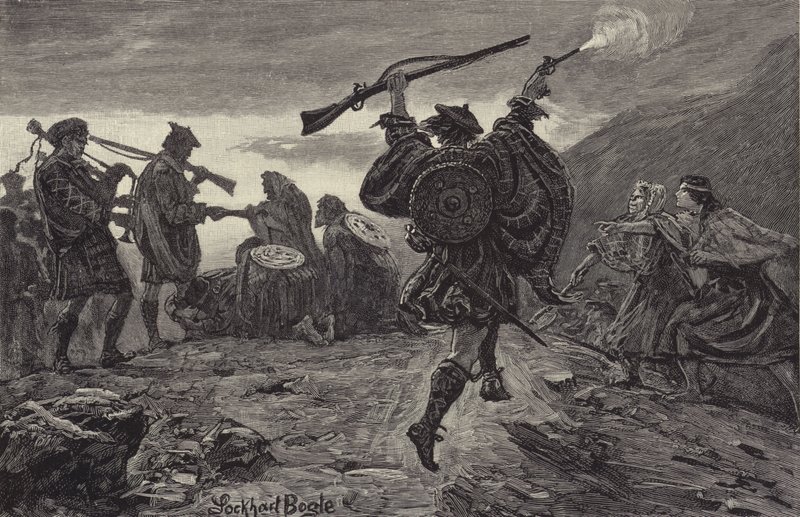 Rob Roy Welcomed by His Clan by William Lockhart Bogle