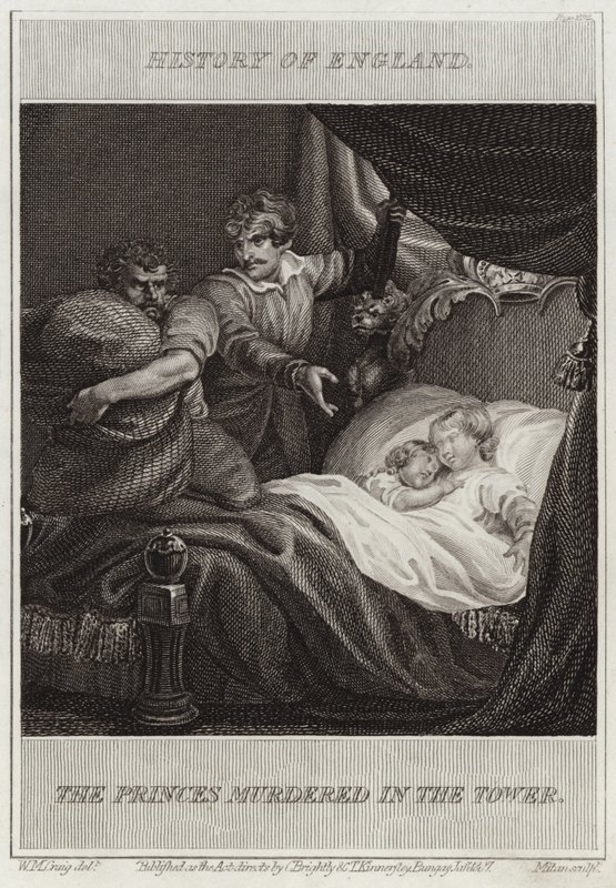 The Princes Murdered in the Tower by William Marshall Craig