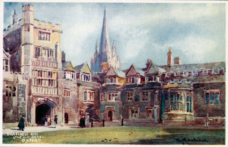Brasenose College, Old Quad by William Matthison