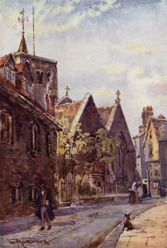 St Benedicts Church from Free School Lane by William Matthison