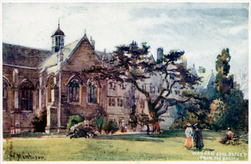 Wadham College from the Garden by William Matthison