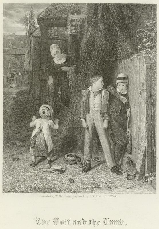 The Wolf and the Lamb by William Mulready