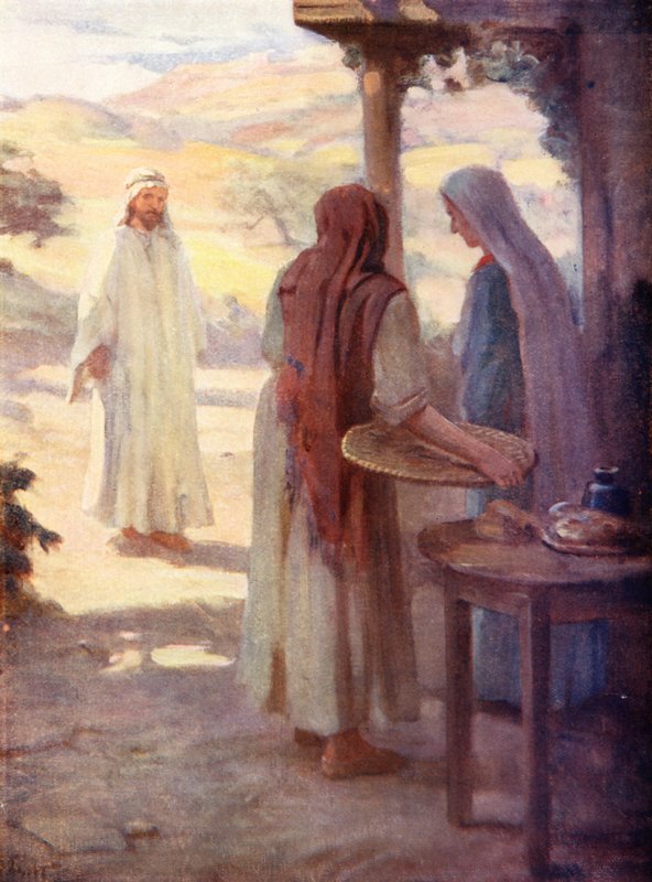 The Home in Bethany, John xii by William Pratt