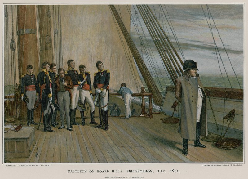 Napoleon on Board HMS Bellerophon by William Quiller Orchardson