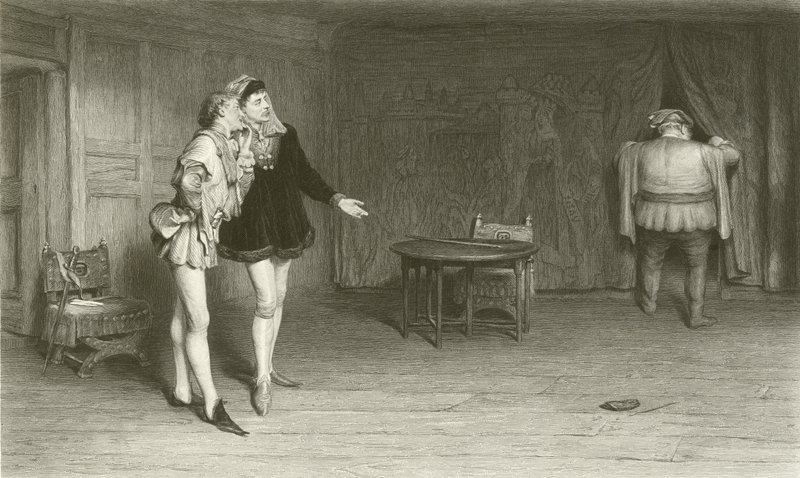 Prince Henry Poins and Falstaff by William Quiller Orchardson