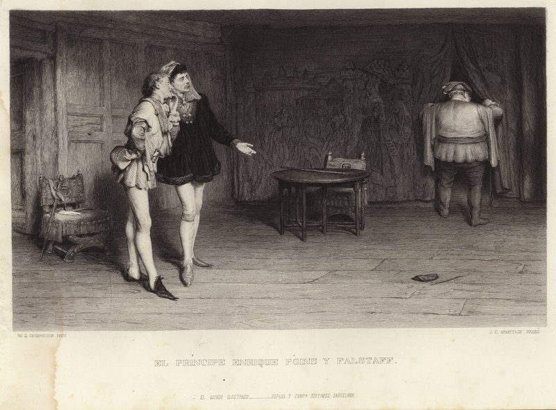 Prince Henry and Falstaff by William Quiller Orchardson