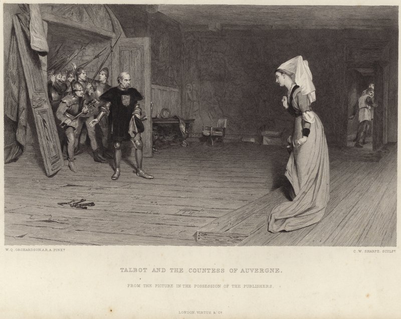 Talbot and the Countess of Auvergne by William Quiller Orchardson