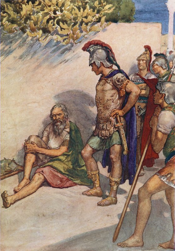 Alexander and Diogenes by William Rainey