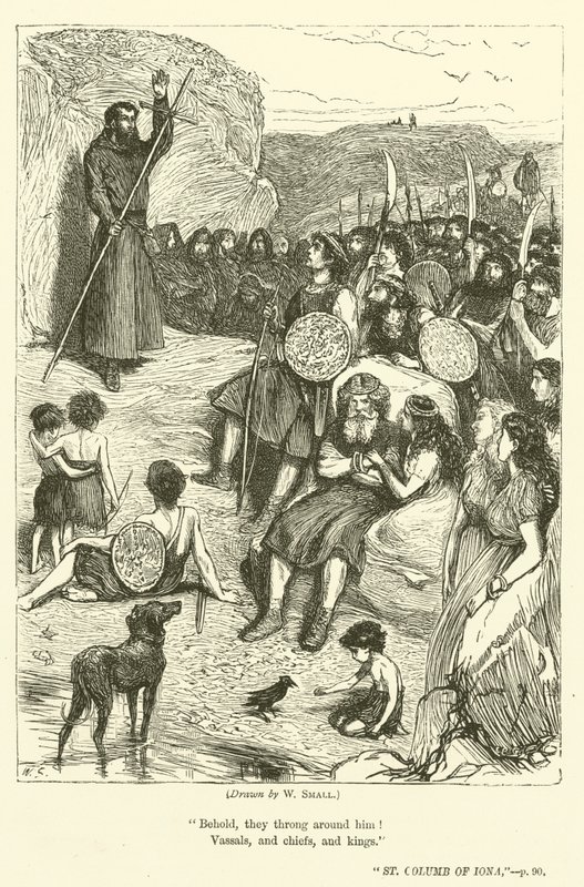St. Columb of Iona by William Small