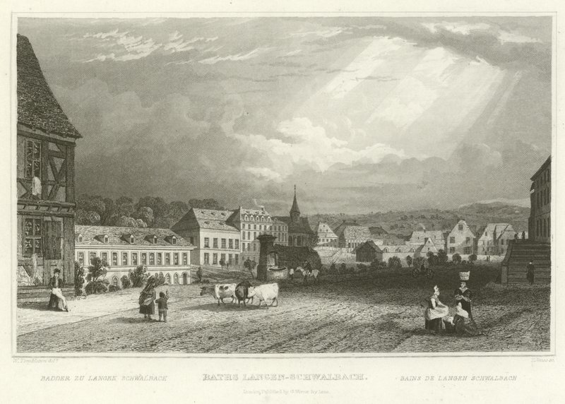 Baths Langen-Schwalbach by William Tombleson