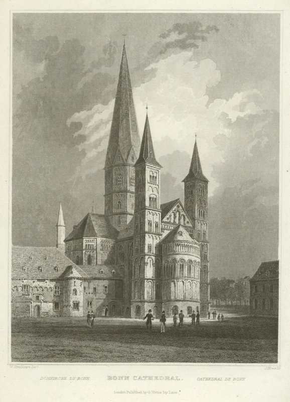 Bonn Cathedral by William Tombleson
