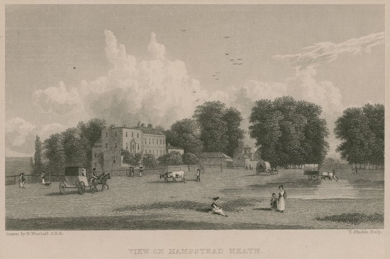 View on Hampstead Heath by William Westall