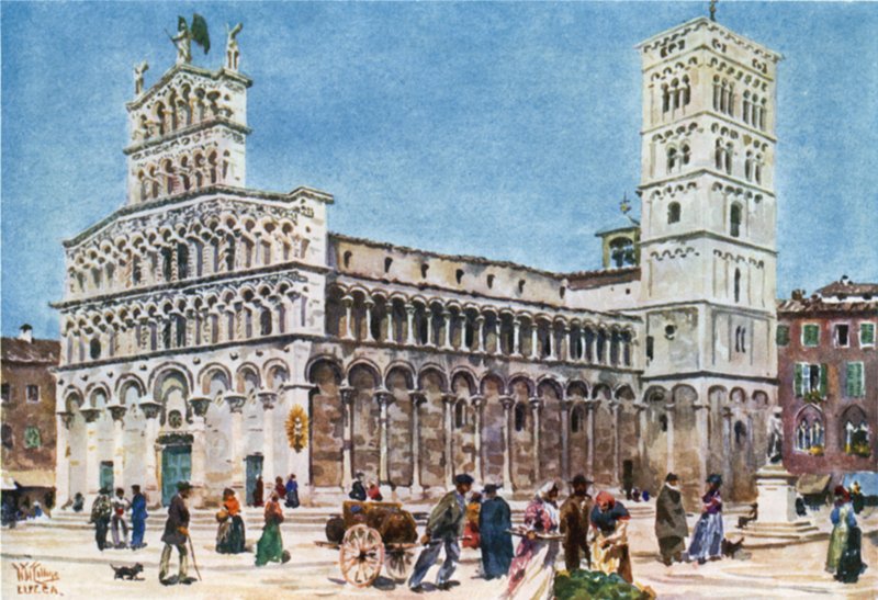 Lucca. S. Michele by William Wiehe Collins