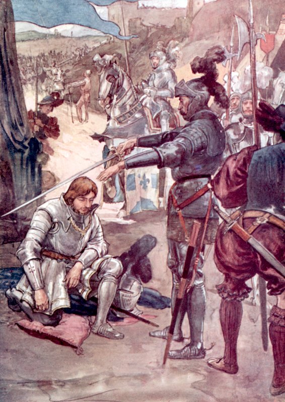 King Francis I and Chevalier Bayard by William after Rainey