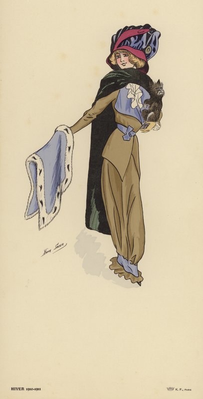 Winter 1910-1911 fashions by Xavier Sager
