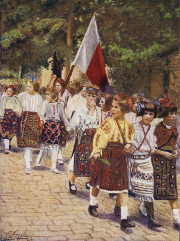 Independence Day in Bucharest by after A. Langfier