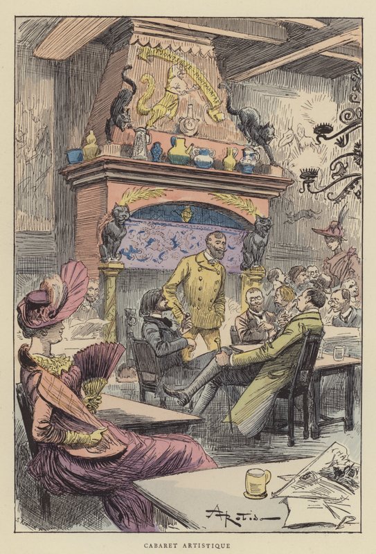 Artistic Cabaret by after Albert Robida