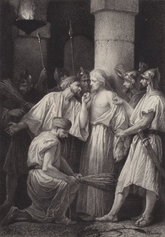 Jesus Delivered to the Soldiers by after Albert Robida