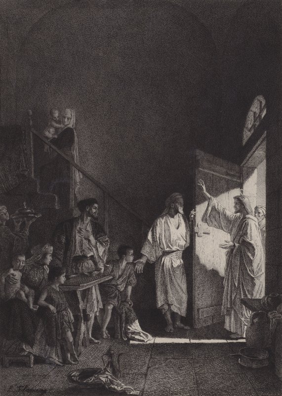Peace Be to This House by after Albert Robida