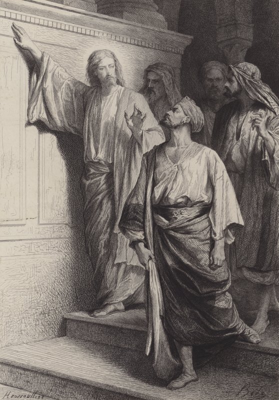 The Calling of St. Matthew by after Albert Robida