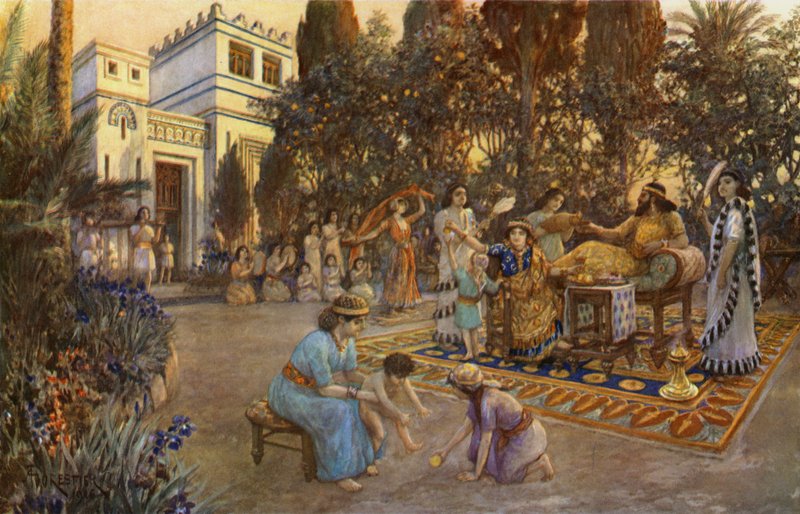 Domestic Life in Ancient Babylon by after Amedee Forestier