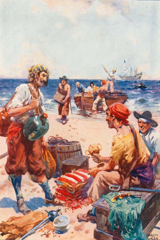 On Buccaneers Island by after Archibald Bertram Webb