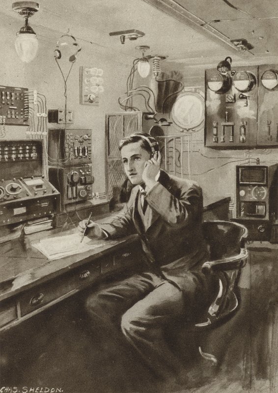 Wireless operator by after Charles Mills Sheldon
