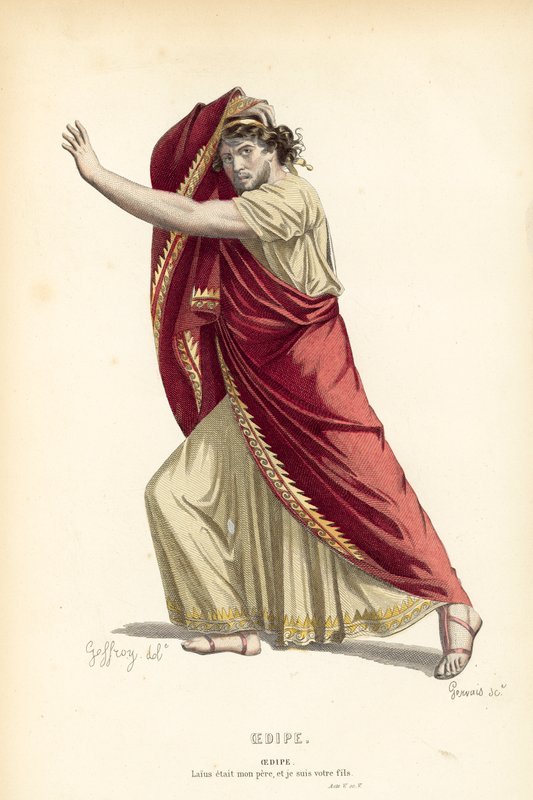 Oedipus by after Edmond A.F. Geffroy