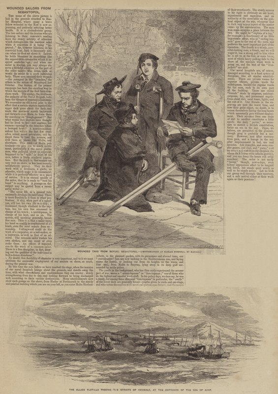 Wounded Sailors from Sebastopol by after Edmond Morin