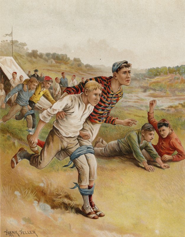 A Three-Legged Race by after Frank Feller