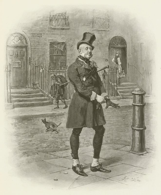 Mr. Micawber by after Frederick Barnard