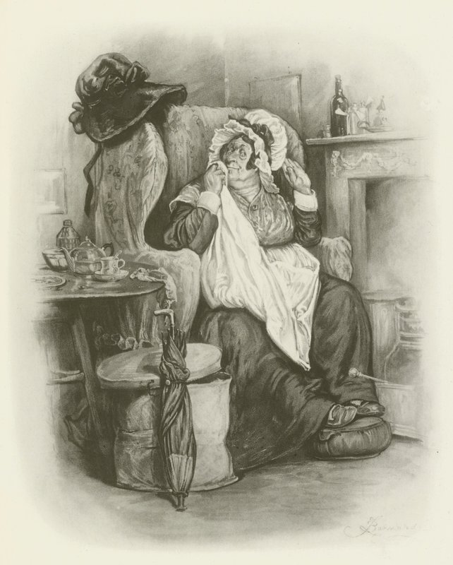 Mrs. Gamp by after Frederick Barnard