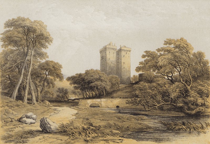 Borthwick Castle by after George Cattermole