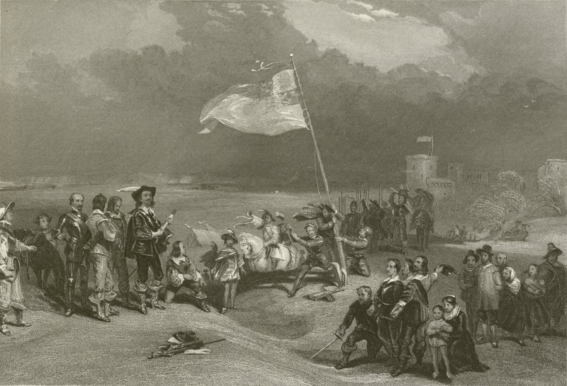 Raising the Standard by after George Cattermole