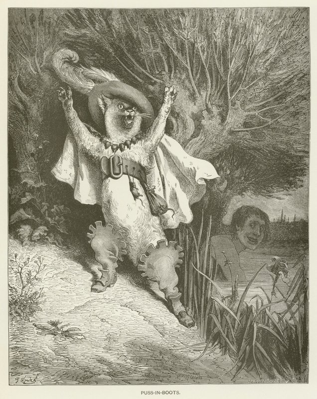 Puss-in-Boots by Gustave after Dore