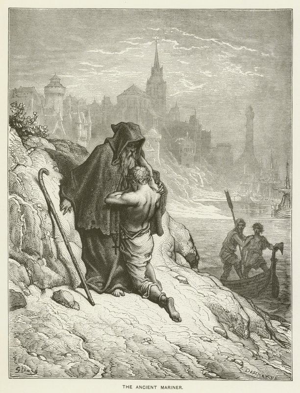 The Ancient Mariner by Gustave after Dore