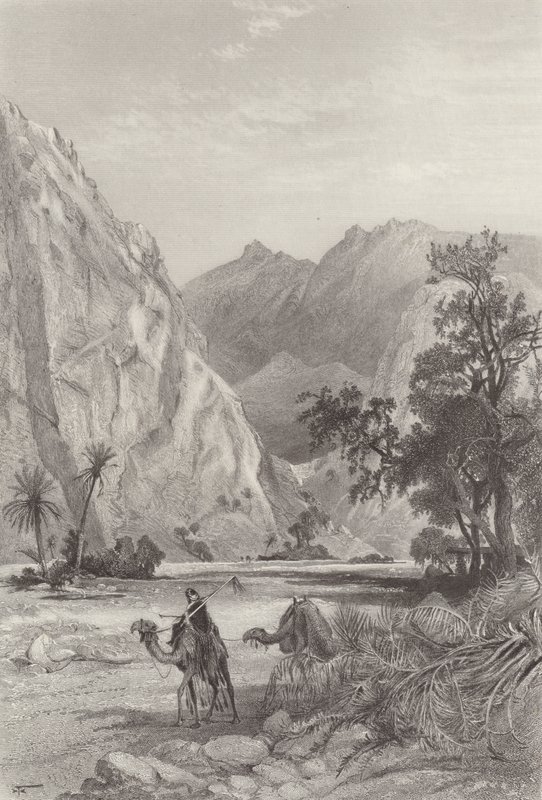 El Hesweh, Rephidim by after Harry Fenn