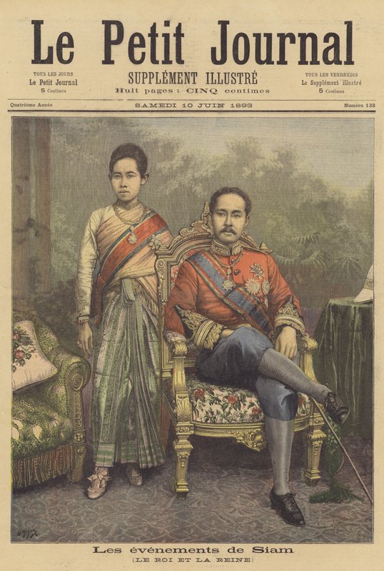 The King and Queen of Siam by after Henri Meyer