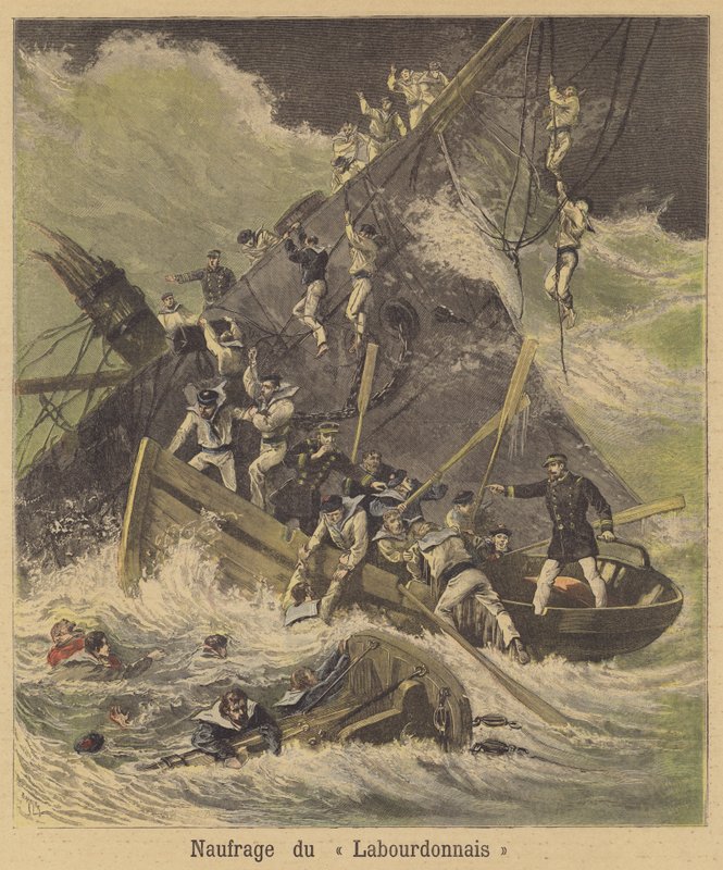 The Wreck of the Labourdonnais by after Henri Meyer