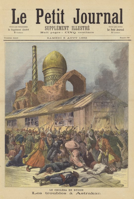 Troubles in Astrakhan by after Henri Meyer
