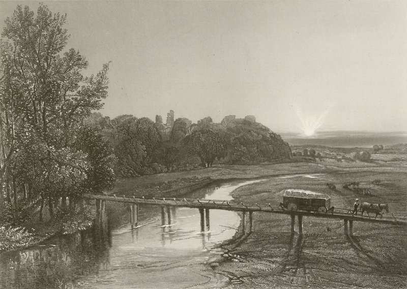 Tutbury Castle by Henry after Warren