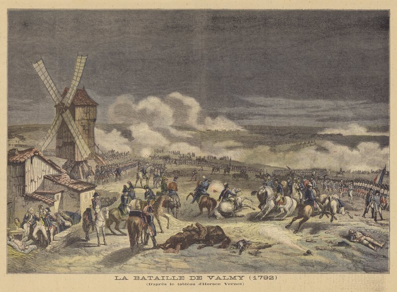 The Battle of Valmy (1792) by after Horace Vernet