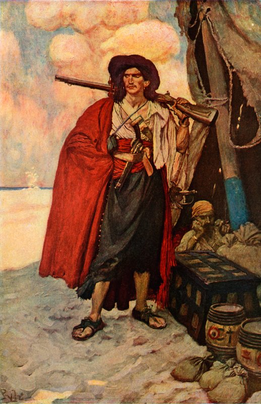 The Buccaneer was a picturesque fellow by after Howard Pyle