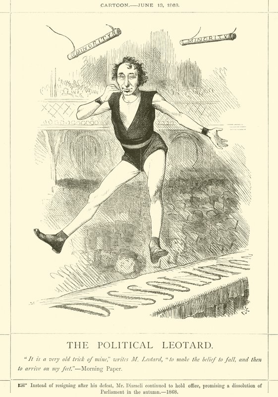 The Political Leotard by after John Tenniel
