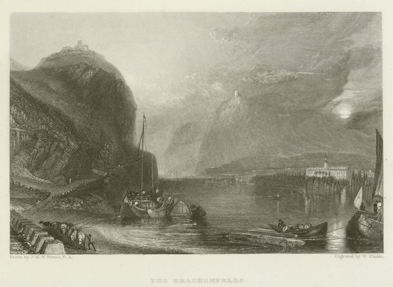 The Drachenfells by after Joseph Mallord William Turner