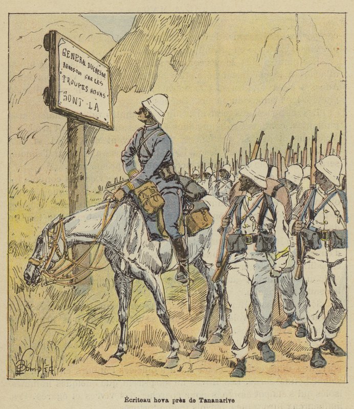 Hova Sign Near Tananarive by after Louis Charles Bombled