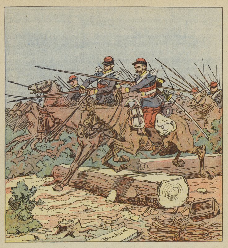 The Charge of Montbarrois by after Louis Charles Bombled