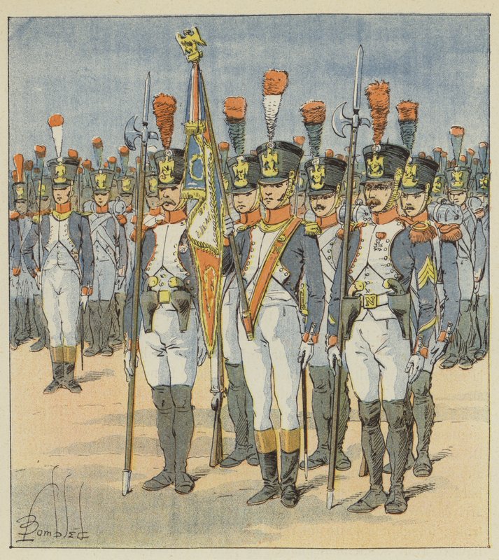 The guard of the Eagle by after Louis Charles Bombled